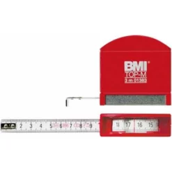 BMI Taschenbandmaß Mit Sichtfenster 3 M X 13 Mm Weiß