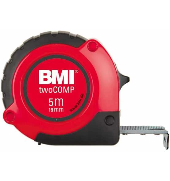 BMI Taschenbandmaß TwoCOMP 5 M X 19 Mm 3 BMI Taschenbandmaß TwoCOMP 5 M X 19 Mm