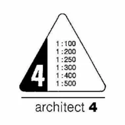 RUMOLD Dreikantmaßstab 150/4/30 Architekt 4 30cm Kunststoff Weiß -Werk Ritter Verkäufe dreikantlineal 1416772 czm
