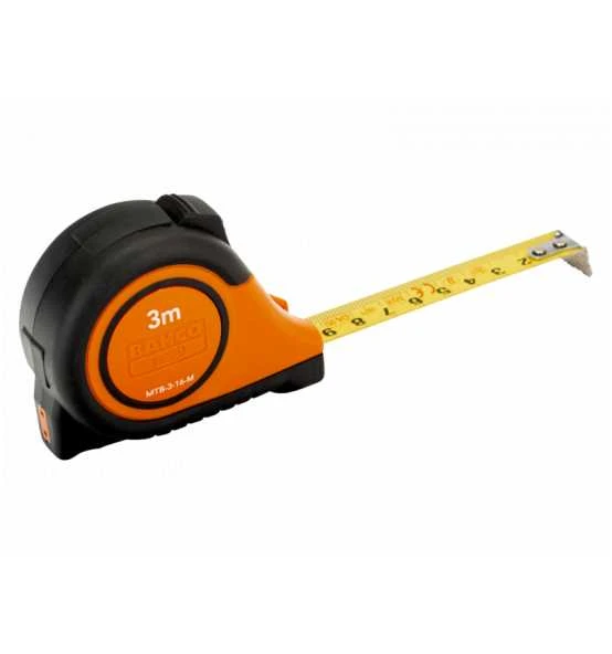 Bahco Maßband Kurz Mit Gummibeschichtung, Magnetisch, Metrisch Und Zoll 8 M 3 Bahco Maßband Kurz Mit Gummibeschichtung, Magnetisch, Metrisch Und Zoll 8 M