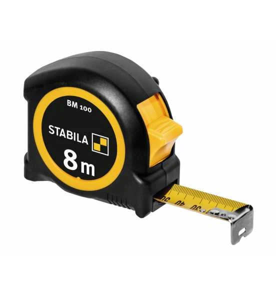 Stabila Taschenbandmaß BM 100, 8 M, 1000er Skala, Metrisch 3 Stabila Taschenbandmaß BM 100, 8 M, 1000er Skala, Metrisch