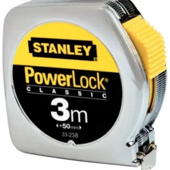Stanley Bandmaß Powerlock Metall 3 M/12,7 Mm, Art.Nr. 1-33-218