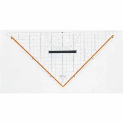 RUMOLD Zeichendreieck 1058 32,5cm Plexiglas Transparent